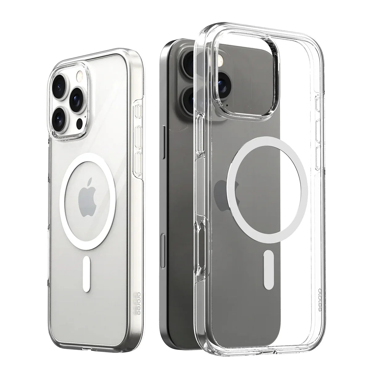 iPhone 16 Pro Max Araree Duple Magsafe Cover - Clear - Tashqila iPhone 16 Pro Max Araree Duple Magsafe Cover - Clear - Tashqila